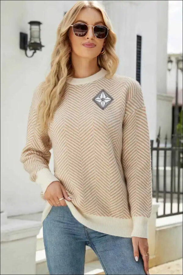 Sweater e56.0 | Proteck’d Apparel - Small / Silver / Tan -