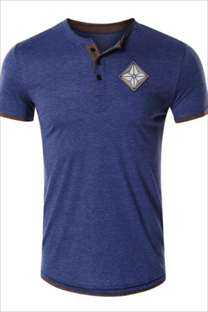 Shirt e6.0 | Proteck’d Apparel - Small / Silver / Dark Blue